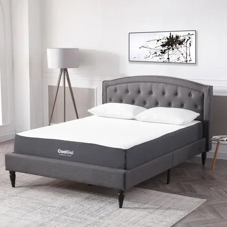 Cool Gel Ventilated Gel Memory Foam 10.5-Inch Mattress, Multiple Sizes