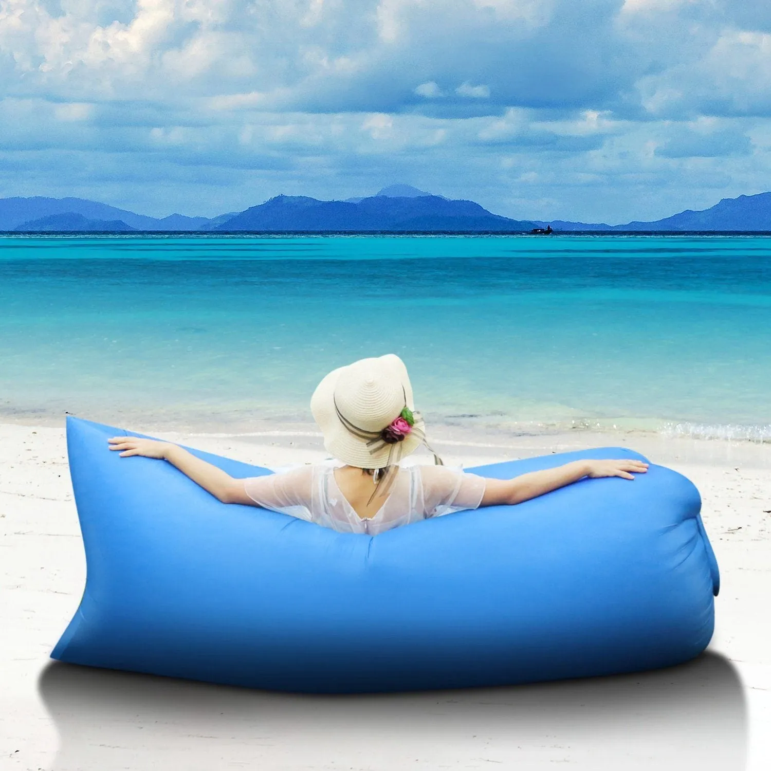 Inflatable Lounger Air Sofa Lazy Bed Sofa