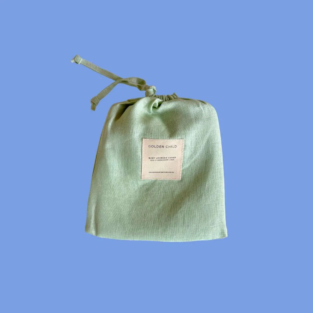 Linen Baby Lounger Cover